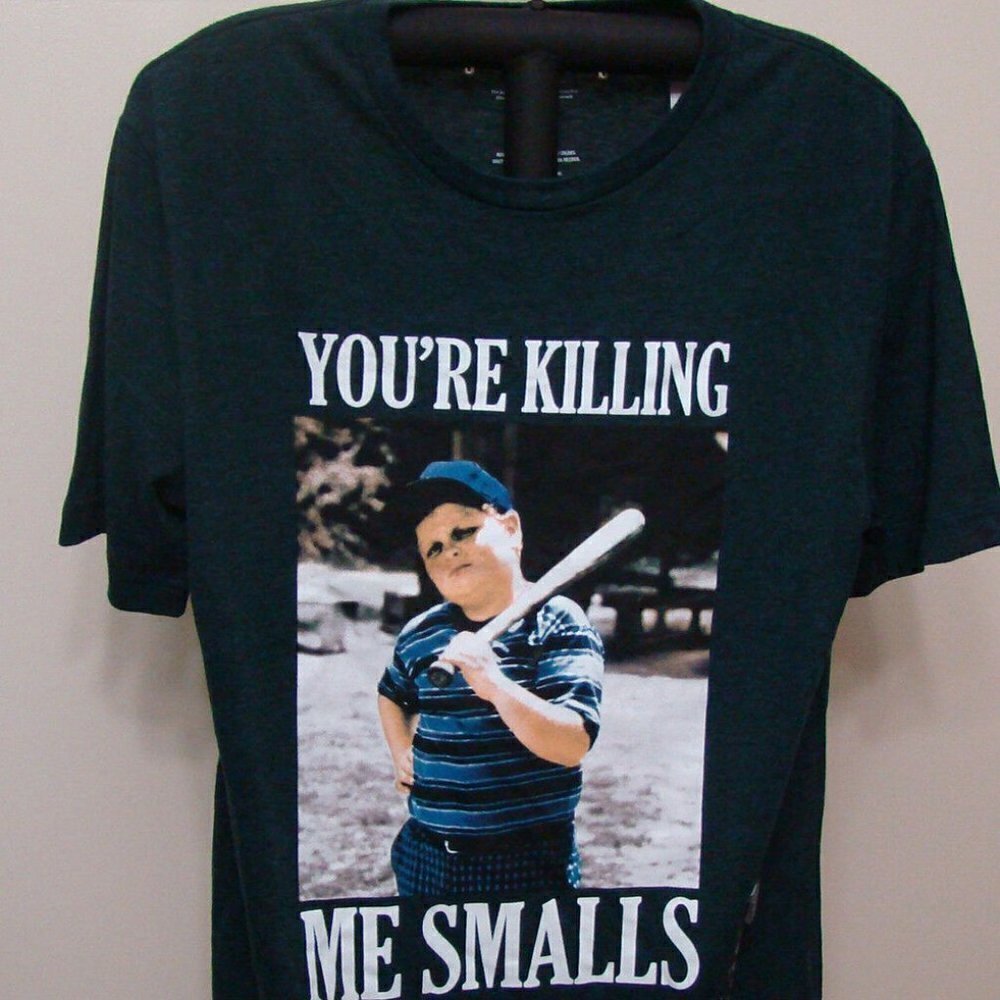 The Sandlot Black Youre Killing Me Smalls Graph Black Short Sleeve T-Shirt Small